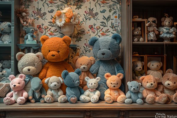 Découvrez la collection peluche living nature