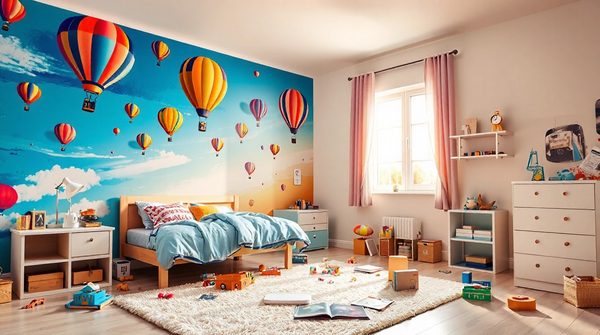 Papier peint chambre garçon : osez des motifs audacieux !